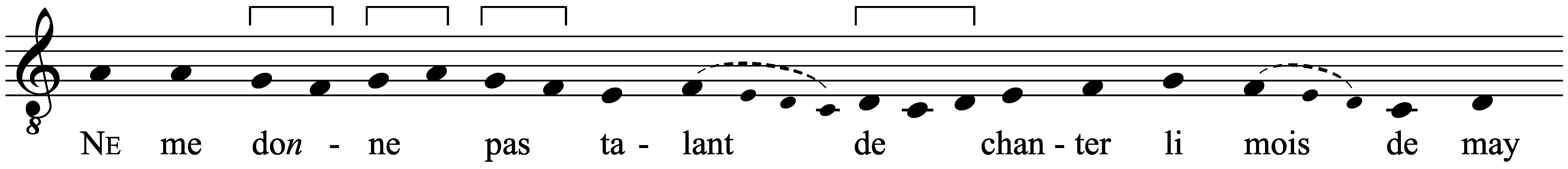 Work musical notation